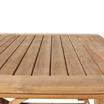 Tavolo allungabile in teak 220/300 x 100 cm, altezza 77 cm