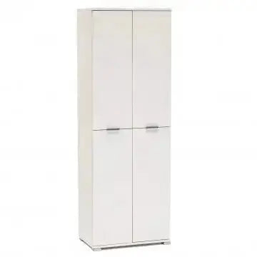 Armadio 4 Ante Bianco, cm 60x38x174 Armadi Hobby Shop Solution   