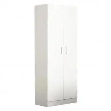 Armadio Leopold Bianco: Legno di Qualità, cm 80x52x180 Armadi Hobby Shop Solution   