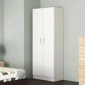 Armadio Leopold Bianco: Legno di Qualità, cm 80x52x180 Armadi Hobby Shop Solution   