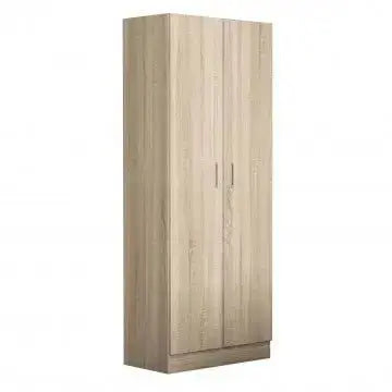 Armadio Leopold Quercia Chiaro: Legno di Qualità, cm 80x52x180 Armadi Hobby Shop Solution   
