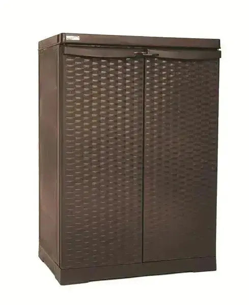 Armadio basso in rattan dimensioni 65x45x91 cm colore marrone Armadi TRIOPLAST   