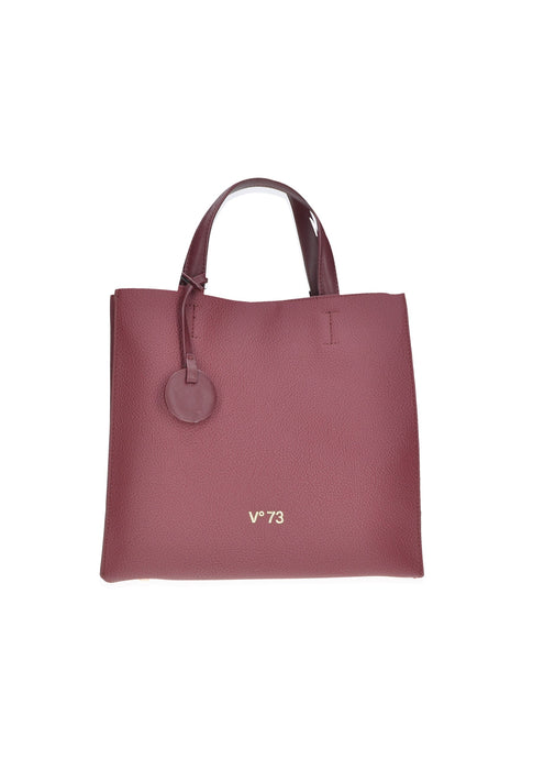 73BS9CI01 Borsa A Mano Blake In Ecopelle Con Chiusura A Cerniera E Tracolla 30x28x14 Cm Elegante