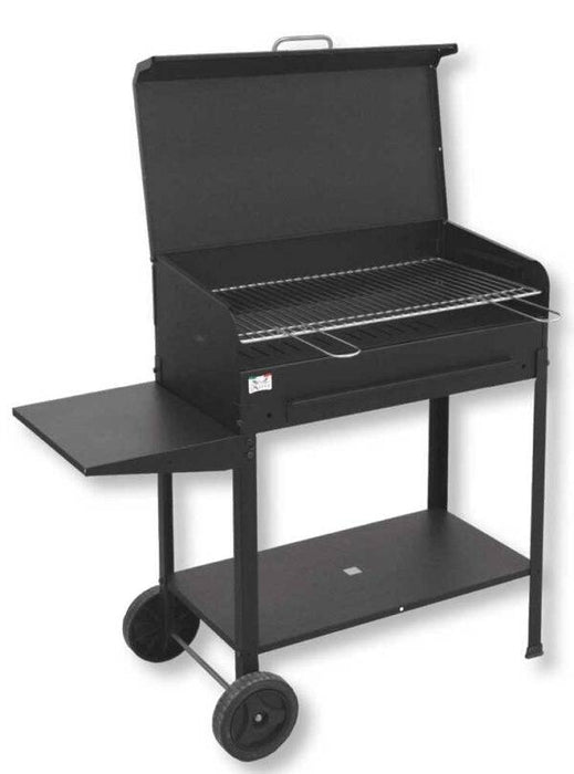 Barbecue Etna a Carbonella 80x50x90h - Griglia Regolabile e Ruote
