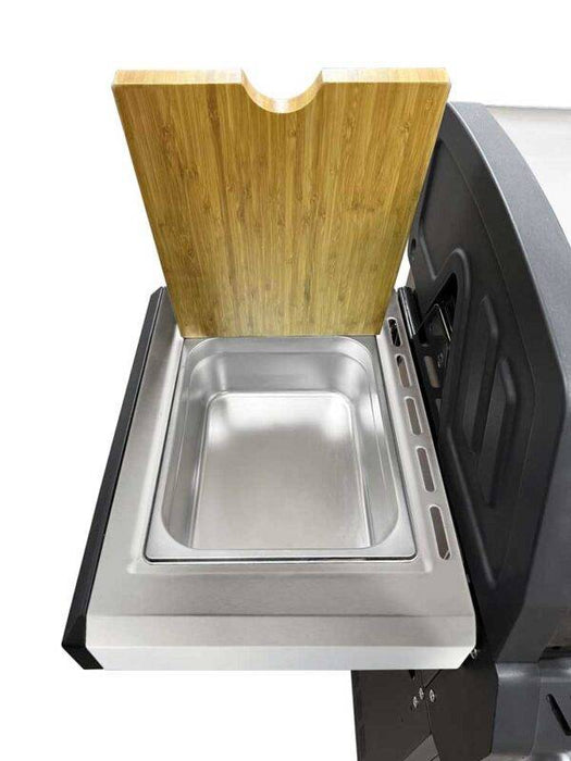 Barbecue a Gas Vesuvio 4 Bruciatori + Fornello - Griglie in Ghisa