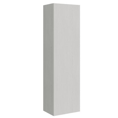 Pensile Colonna L.60 H.210,3 P.39,2 sx-dx in Bianco Frassino, complemento d'arredo elegante per ambienti contemporanei e luminosi.