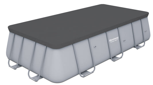 Telo copripiscina rettangolare antracite Frame cm 956 x 488 x 132 Teli Copripiscina BESTWAY   