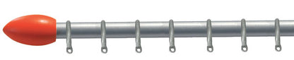 Bastone per Tenda Estensibile Warsavia – Acciaio 120–210 cm, Verde Acid
