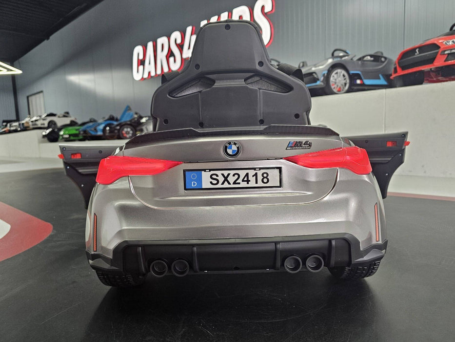 Auto Elettrica per Bambini BMW M4 12 V – Grigio Metallizzato