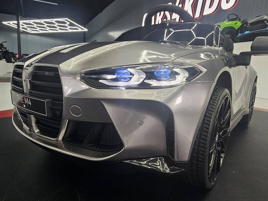 Auto Elettrica per Bambini BMW M4 12 V – Grigio Metallizzato