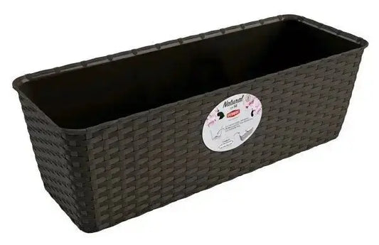 Balconetta natura Fioriere STEFANPLAST MOKA  