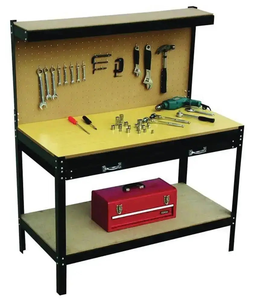 Banco da lavoro in metallo-MDF Banchi da lavoro Hobby Shop Solution   