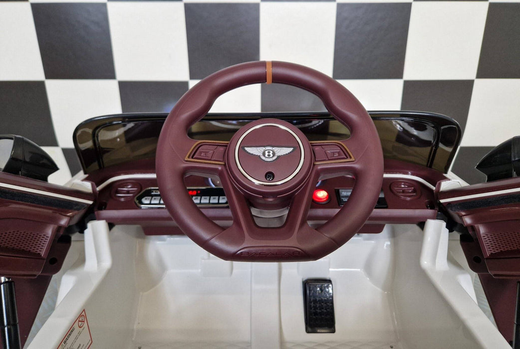 Auto Elettrica per Bambini Bentley Bacalar 12 V – Bianca