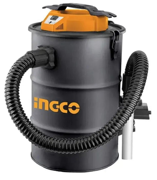 Bidone Aspiracenere INGCO 1200W 20lt: Potenza e Capacità per Pulizia Efficace Aspiraceneri INGCO   
