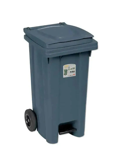 Bidone raccolta differenziata con pedale LT.120 diversi colori Cestini rifiuti/portaimmondizia Hobby Shop Solution grigio  