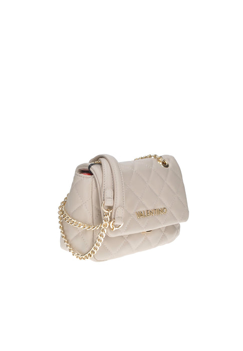 Valentino Bags Ocarina Borsa A Tracolla In Ecopelle Con Chiusura A Patta E Logo Frontale Esclusiva 18x14x8 cm