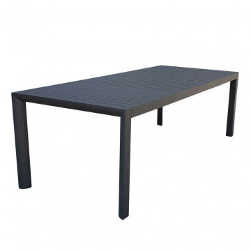 Tavolo alluminio allungabile 160/240 x 100 cm, altezza 74 cm