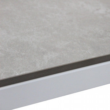 Salotto 2 posti in alluminio e corda PVC con cuscini poliestere