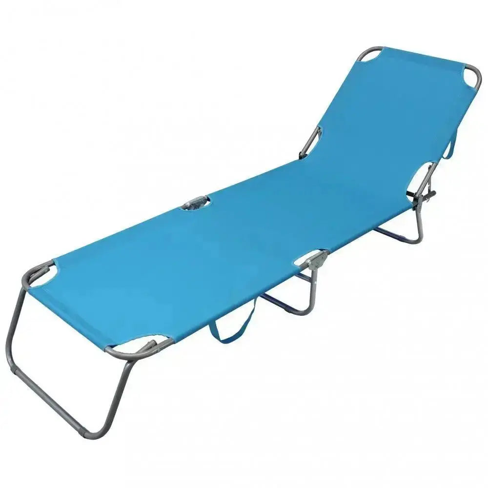 Brandina Rimini - Azzurro, cm 188 x 55 x 24,5 h Sdraio da giardino Hobby Shop Solution   