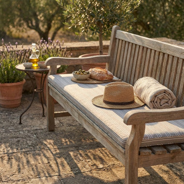 Cuscino rettangolare sfoderabile idrorepellente in poliestere 150x45x4 cm