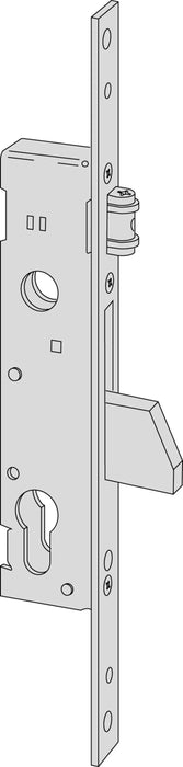Serratura da Infilare a catenaccio basculante per Montanti E.35