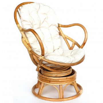 Poltrona Sanbor Rattan Marrone Chiaro 105x77x80h cm