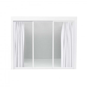 Tenda interna per pergola bioclimatica lato 4 m poliestere 370x238 cm