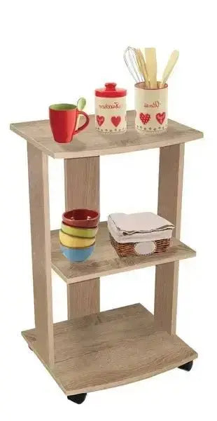 CARRELLO CENT. 45X40X76 ROVERE NORD Carrelli da cucina Store   