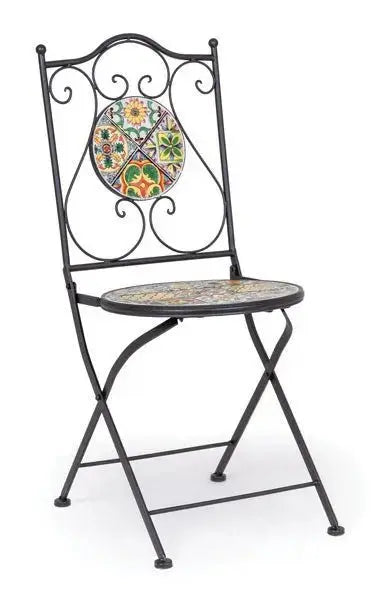 SEDIA PIEGHEVOLE NAXOS FE/CERAM. Sedie da giardino Hobby Shop Solution   