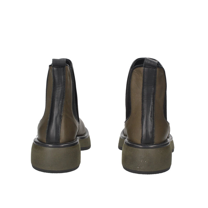 Beatles Grace Scarpe In Pelle Chiusura Con Doppio Elastico Sottopiede Imbottito Suola In Gomma Para Alta 5 Cm