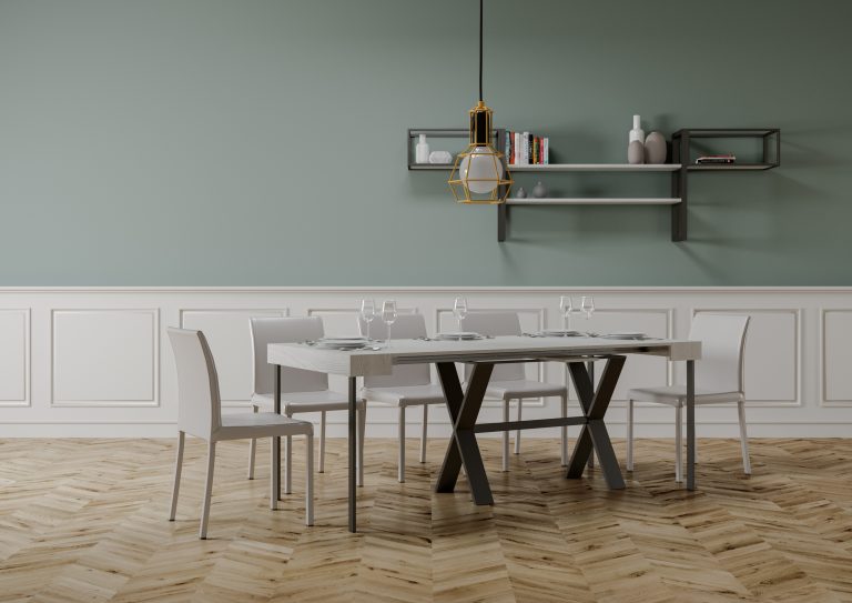 Itamoby Consolle allungabile Xenia con Telaio Antracite