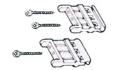 COPPIA FISSA CORDONI ART.4348 Guide e supporti MOTTURA   