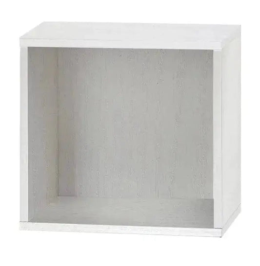 Cubo componibile Cubestack bianco Alpes 35x29x35 cm, ideale per scaffali e mensole modulari. Design moderno per organizzare spazi.