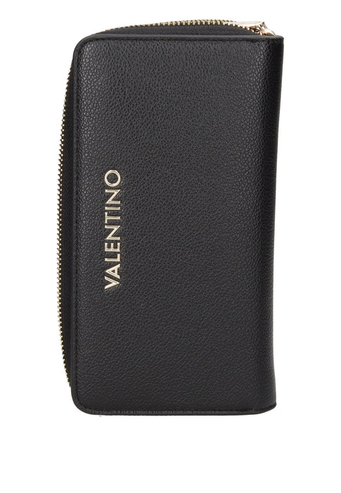 Portafoglio Doris In Ecopelle Con Chiusura Con Cerniera E Slot Per Carte Misure 19x10x3 Cm Valentino Bags