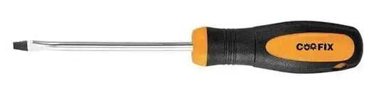 Cacciavite a taglio CRV diverse misure Hobby Shop Solution con manico ergonomico antiscivolo e punta magnetica in acciaio cromo vanadio.