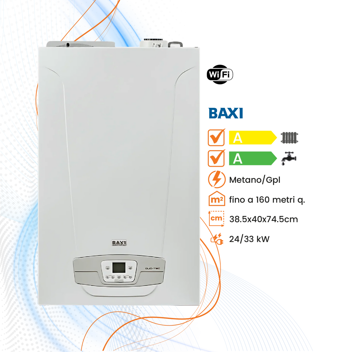 Caldaia Baxi Nuvola Duo-Tec+ a Condensazione