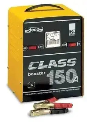 Caricabatterie per veicoli CARICABATTERIE CLASS BOOSTER 150A Hobby Shop Solution con avviatore rapido, protezione inversione polarità e corto circuito.