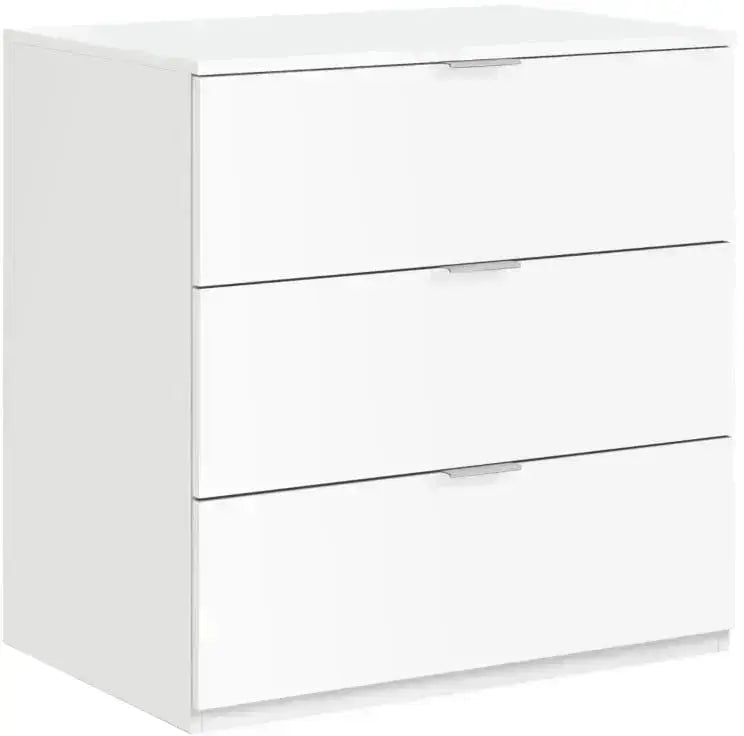 Cassettiera 3 cassetti, colore bianco 77x38x80h Cassettiere FORES   