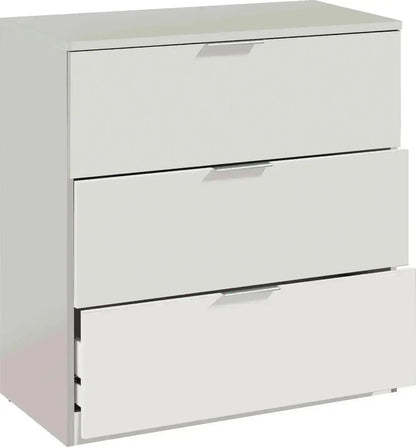 Cassettiera 3 cassetti, colore bianco 77x38x80h Cassettiere FORES   