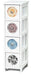 Cassettiera 4 cassetti 20,5x28x71h Cassettiere Hobby Shop Solution   