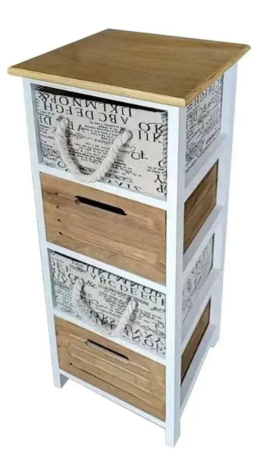 Cassettiera 4 cassetti 30x30x82h Cassettiere Hobby Shop Solution   