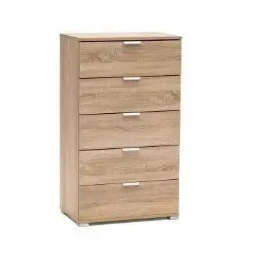Cassettiera 5 Cassetti Naturale - Dimensioni: cm 60 x 38 x 103 h Cassettiere Hobby Shop Solution   
