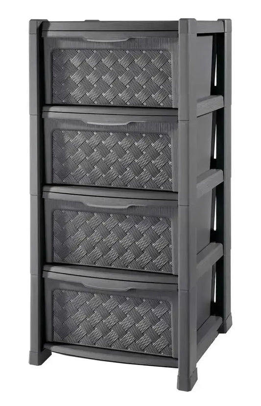 Cassettiera Arianna 4 cassetti grafite Cassettiere TONTARELLI   