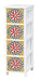 Cassettiera sicilia 4 cassetti 20,5x28x71h decoro Sicilia Cassettiere Hobby Shop Solution   