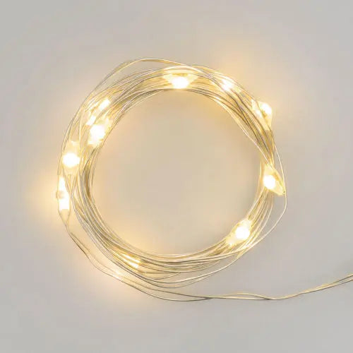 Catena lineare 14m 140 microled  LOTTI Bianco caldo  