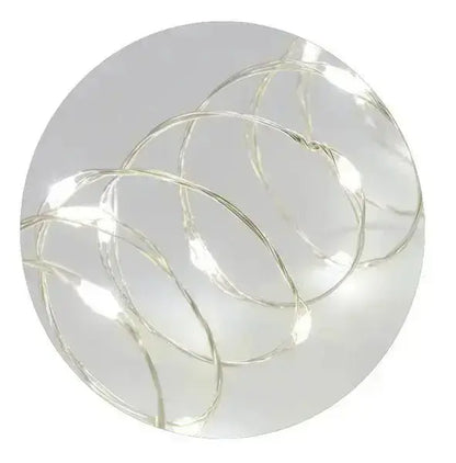 Catena lineare 4m 40 microled Ornamenti natalizi LOTTI bianco freddo  