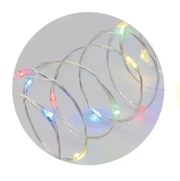 Catena lineare 4m 40 microled Ornamenti natalizi LOTTI multicolor  
