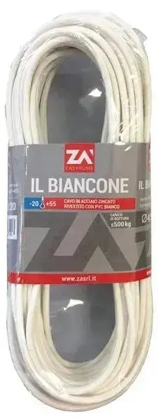 Cavetto zincato biancone mm.4,5 mt.20 Cavetti ZA   