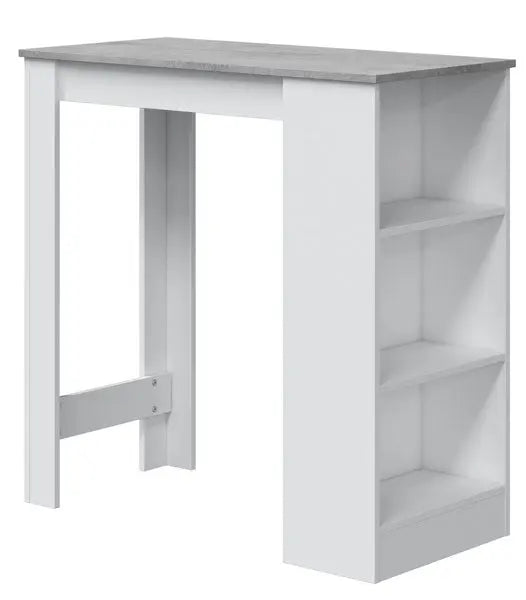 Tavolo Alto Cucina Bar Bianco/Cemento Tavolini FORES   
