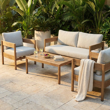 Salotto 2 posti struttura alluminio verniciato cuscini 8 cm 180x74x66